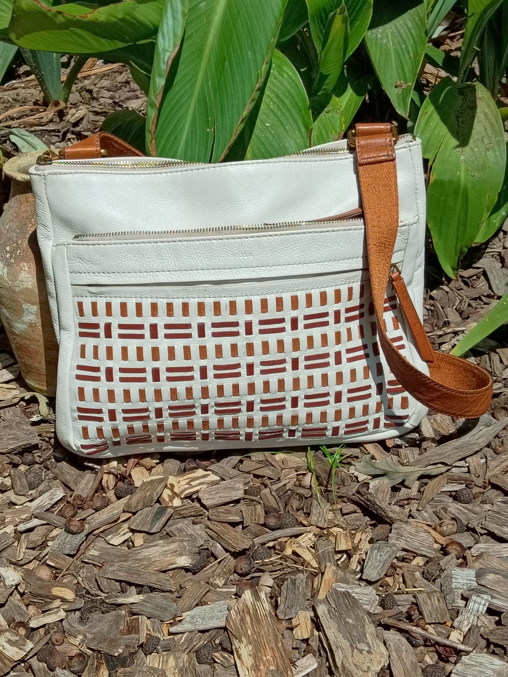 Fossil Corey Leather In Vanilla